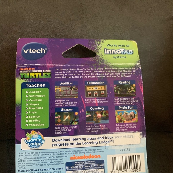 New in box InnoTAB Vtech Math learning APP - Picture 4 of 4